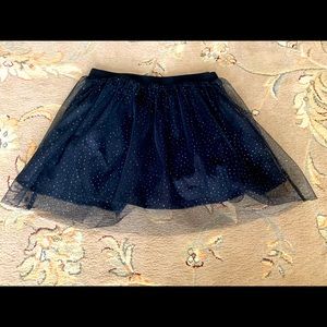 Black sparkly skirt